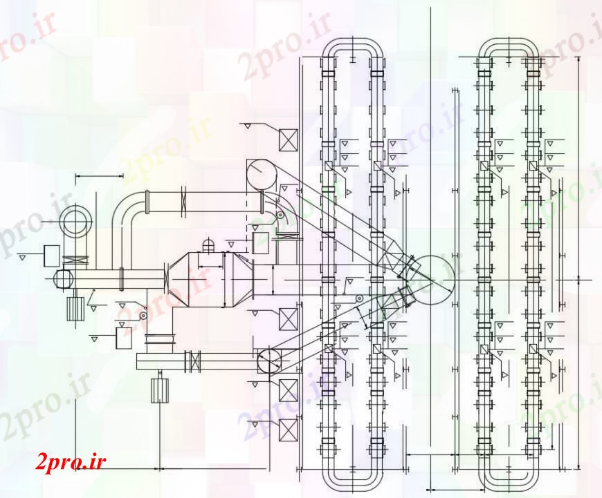 دانلود نقشه جزئیات لوله کشی لوله کشی لوله های   جزئیات (کد96144)