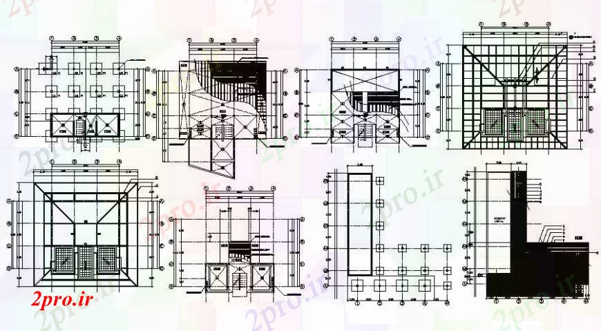 دانلود نقشه جزئیات ساخت و ساز طرحی پایه و اساس و ساخت و ساز جزئیات   (کد96147)