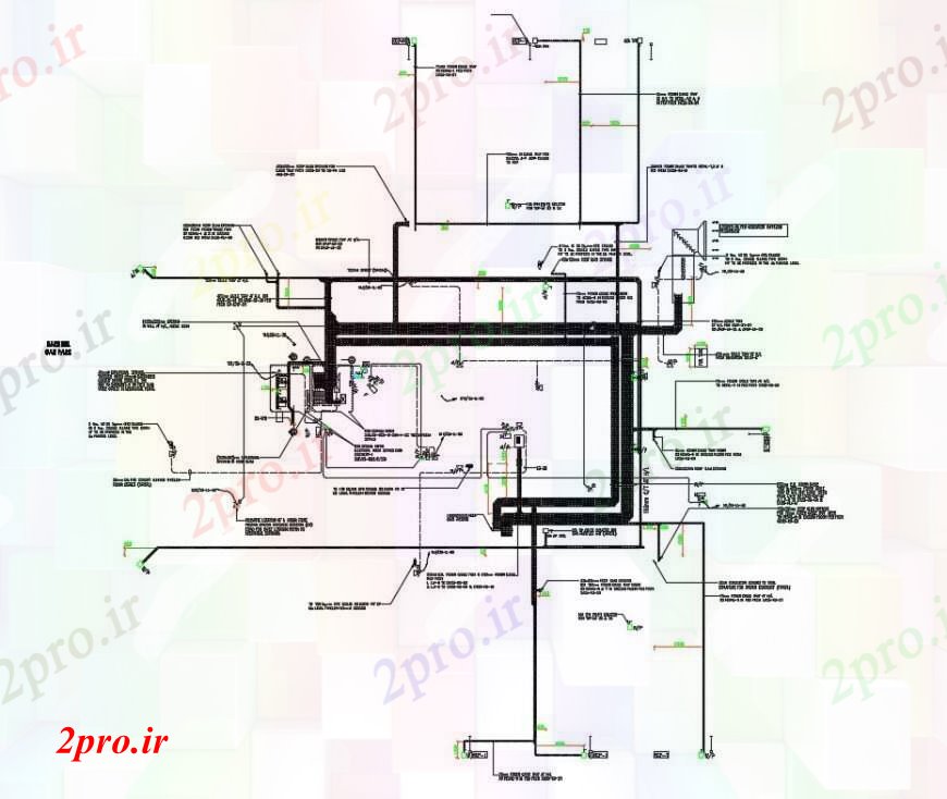 دانلود نقشه اتوماسیون و نقشه های برق طراحی  دو بعدی  از زیرزمین طرحی قدرت  اتوکد (کد96201)