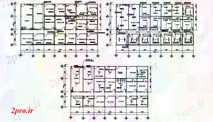 دانلود نقشه برق کشی ، اتصالات هتل طرحی های الکتریکی  طرحی  (کد96492)