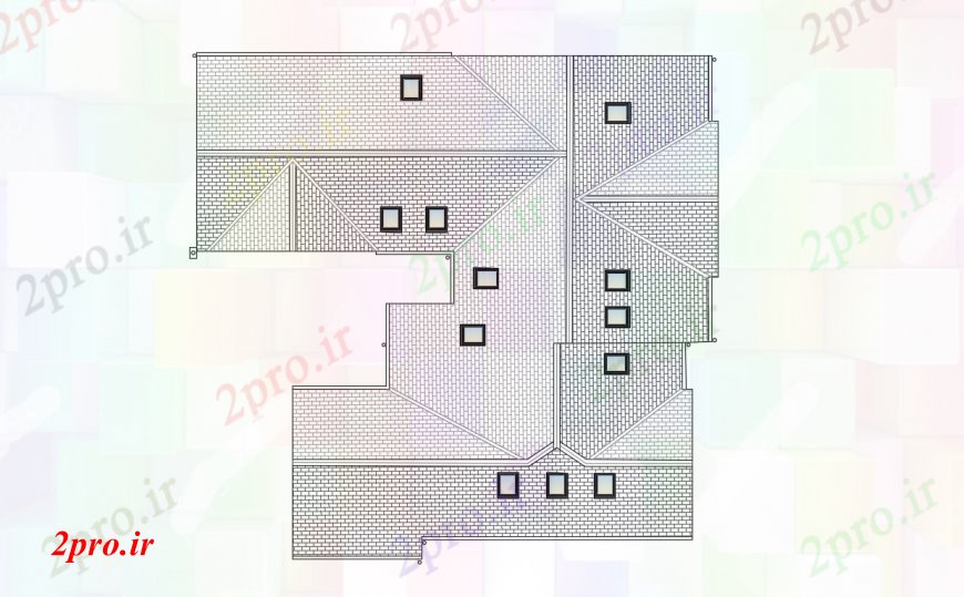 دانلود نقشه طراحی جزئیات ساختار جزئیات سقف ساختار برنامه ریزی برای آپارتمان   ساخت و ساز (کد96771)