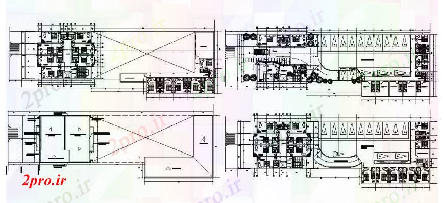 دانلود نقشه مسکونی  ، ویلایی ، آپارتمان  طراحی  دو بعدی  از خانه طبقه  بخش  اتوکد (کد96824)