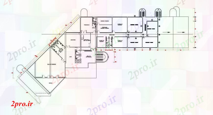 دانلود نقشه جزئیات و طراحی داخلی دفتر طراحی  دو بعدی  از دفتر اداری  انبار اتوکد (کد97085)