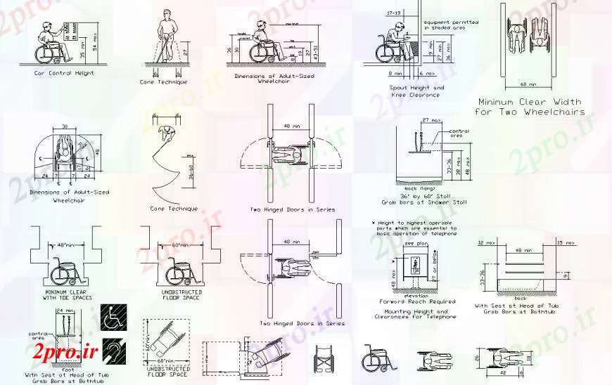 دانلود نقشه طراحی جزئیات ساختار بخش دسترسی ورودی، طرحی و ساختار جزئیات برای نقص (کد97206)