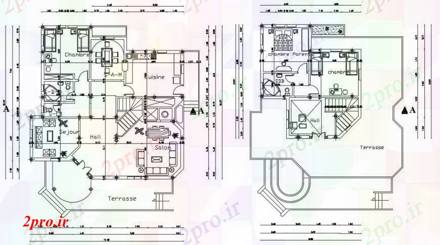 دانلود نقشه مسکونی  ، ویلایی ، آپارتمان  زندگی مسکن ویلا طراحی طرحی    (کد97242)