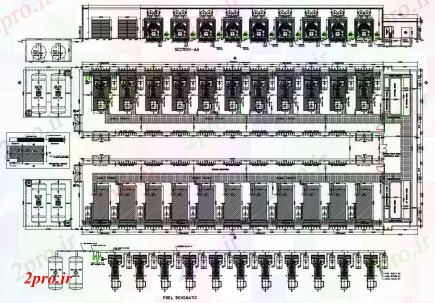 دانلود نقشه جزئیات ساخت و ساز کارخانه فولاد طراحی  دو بعدی  از  (کد97261)