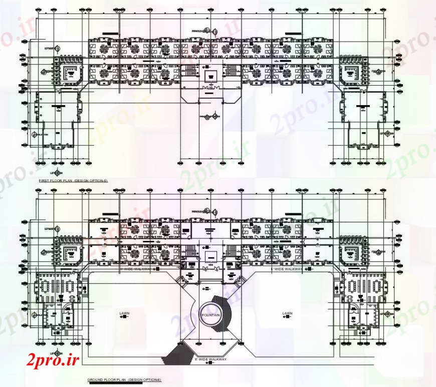 دانلود نقشه جزئیات ساخت و ساز کارخانه فولاد طبقه همکف   (کد97263)