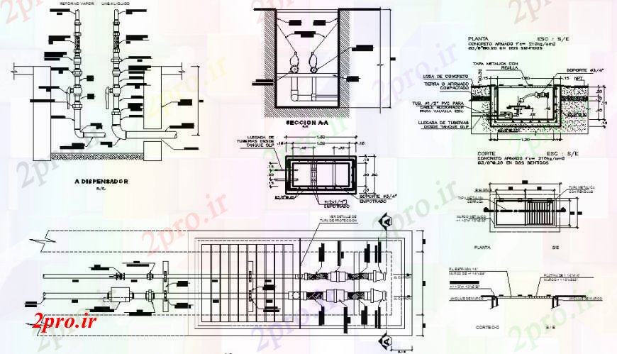 دانلود نقشه کارخانه صنعتی  ، کارگاه جزئیات  عرضه به تلگراف (کد97379)