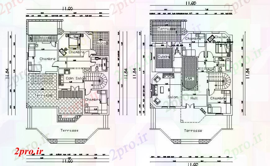 دانلود نقشه مسکونی  ، ویلایی ، آپارتمان  طرحی ساخت و ساز خانه  دو بعدی  نقشه های   اتوکد (کد97414)