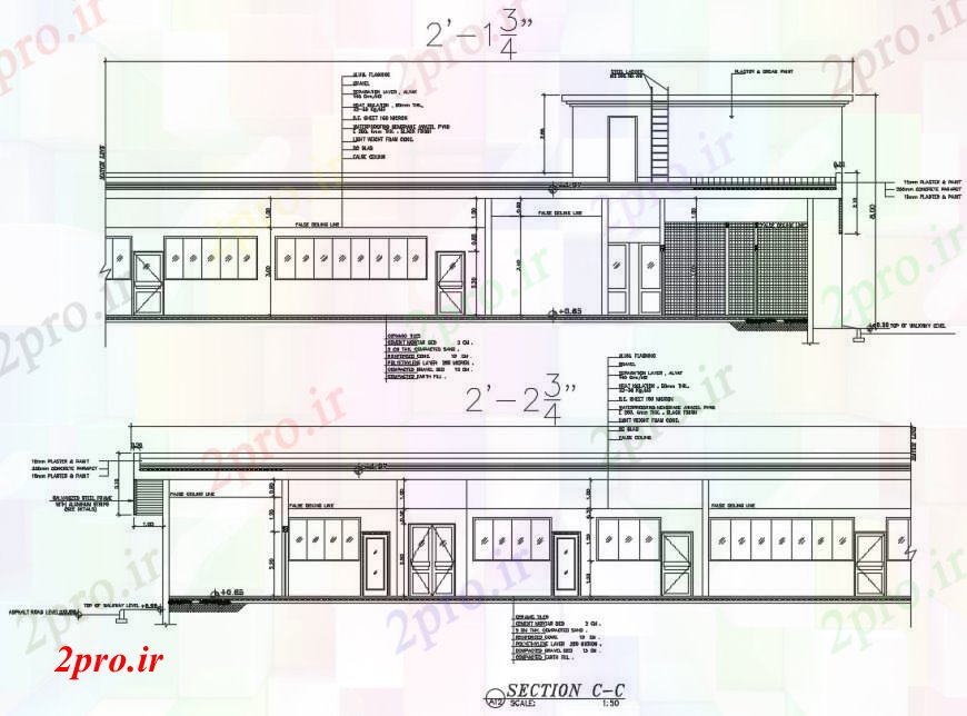 دانلود نقشه جزئیات طراحی در و پنجره  طراحی  دو بعدی  نما درب و پنجره  (کد97510)