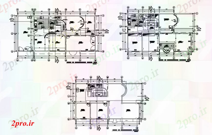 دانلود نقشه مسکونی  ، ویلایی ، آپارتمان   مسکن زندگی می کنند  طرحی آپارتمان    (کد97610)