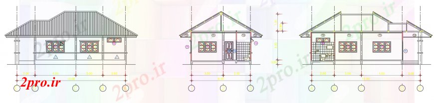 دانلود نقشه مسکونی  ، ویلایی ، آپارتمان  نقشه های  دو بعدی  از خانه تماس  اتوکد نما (کد97970)