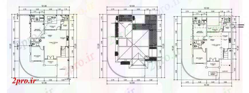 دانلود نقشه مسکونی  ، ویلایی ، آپارتمان  طراحی  دو بعدی  از نوع گوشه  اتوکد خانه (کد98178)