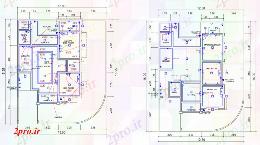 دانلود نقشه طراحی داخلی طراحی  دو بعدی  از   های الکتریکی (کد98184)