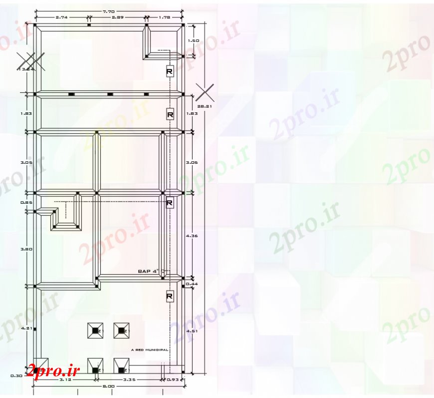 دانلود نقشه مسکونی  ، ویلایی ، آپارتمان  طراحی  دو بعدی  دشت طراحی خانه از  اتوکد (کد98191)