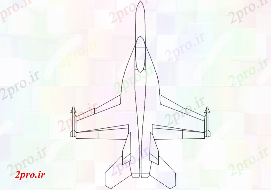 دانلود نقشه بلوک های حمل و نقل پویا جت هواپیما  صفحه بلوک نما طراحی جزئیات (کد98374)