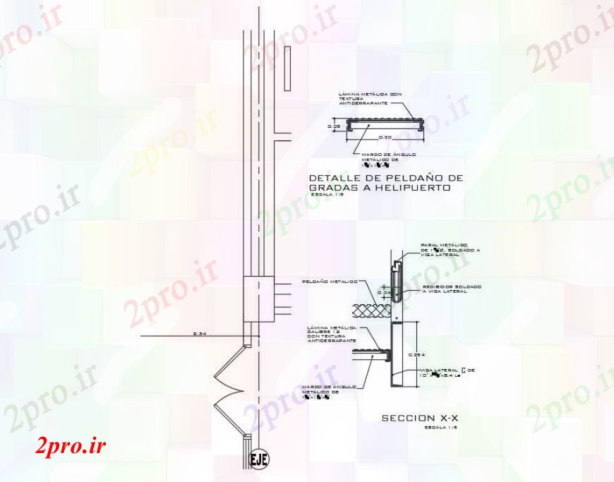 دانلود نقشه جزئیات طراحی در و پنجره   دو بعدی  از طراحی طرحی درب با بخش جزئیات  (کد98685)