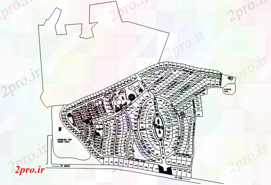 دانلود نقشه جزئیات پروژه های معماری عمومی خانه های چند مستعمره مسکونی توطئه جزئیات طراحی   (کد98690)