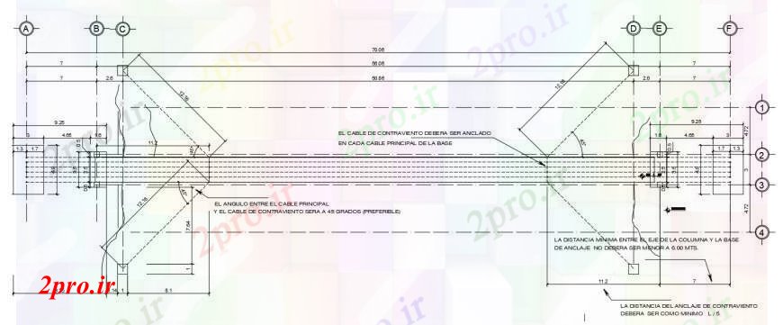 دانلود نقشه جزئیات ساخت پل  سایبان جزئیات ساخت پل  به   (کد98791)