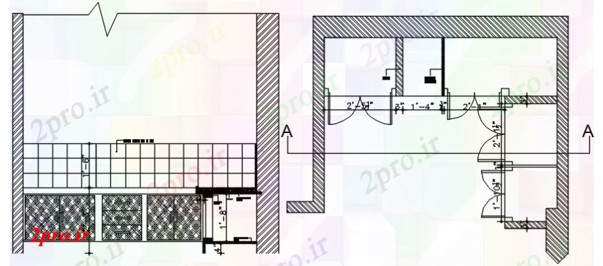 دانلود نقشه طراحی مبلمان آشپزخانه خلاق بخش کابینت آشپزخانه و طرحی های (کد98805)