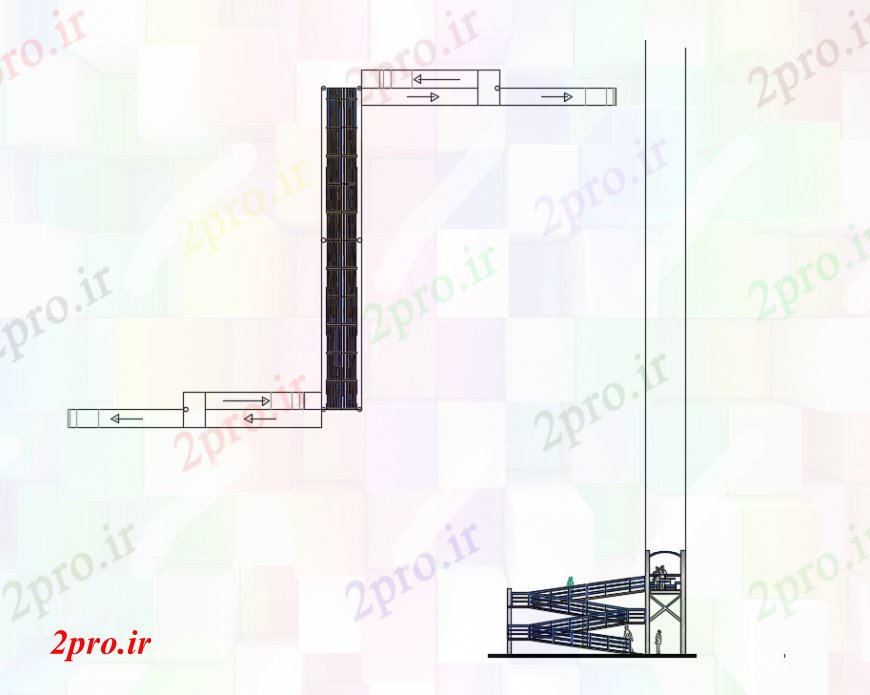 دانلود نقشه جزئیات طراحی در و پنجره  طراحی  دو بعدی  سطح درب  اتوکد پانل (کد98809)