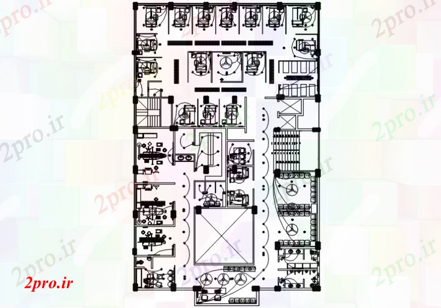 دانلود نقشه برق مسکونی طرحی برق و طرحی های الکتریکی سقف جزئیات خانه مسکونی 77 در 117 متر (کد98867)
