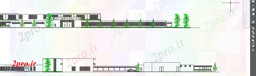 دانلود نقشه بیمارستان -  درمانگاه -  کلینیک طراحی  دو بعدی  بیمارستان  اتوکد نما (کد98976)