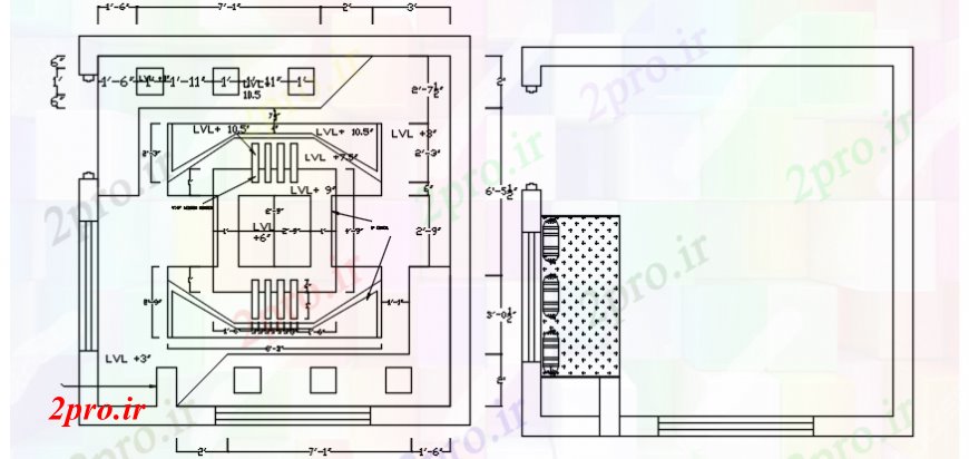 دانلود نقشه حمام مستر طرحی سقف اتاق و ساختار طراحی جزئیات (کد99054)