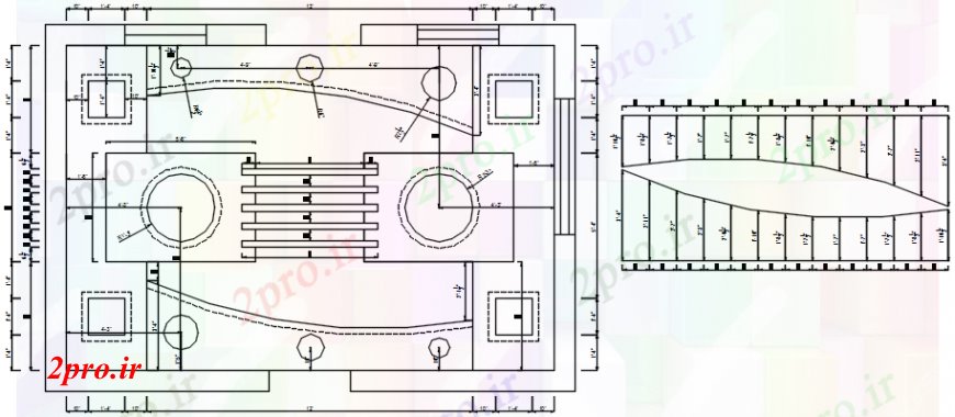 دانلود نقشه حمام مستر طرحی سقف و طراحی جزئیات برای  اتاق خواب طراحی جزئیات  (کد99211)