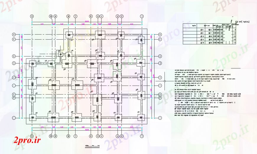 دانلود نقشه طراحی جزئیات ساختار جای پای ساختار طرحی جزئیات دراز کردن (کد99226)