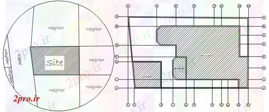 دانلود نقشه مسکونی  ، ویلایی ، آپارتمان  توسعه سایت  طرحی  (کد99240)