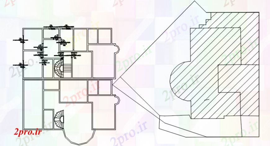 دانلود نقشه مسکونی  ، ویلایی ، آپارتمان  پیشنهاد طراحی پسوند ویلا (کد99258)