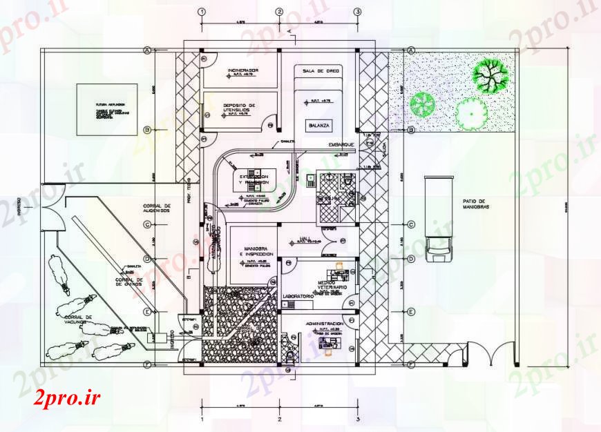 دانلود نقشه  ساختمان دولتی ، سازمانی شهرداری خانه افسار طراحی طرح (کد99269)