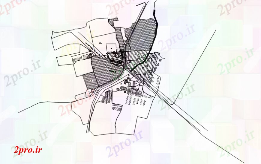 دانلود نقشه جزئیات پروژه های معماری عمومی آپارتمان   مسکونی سایت پلان و نقشه موقعیت (کد99311)