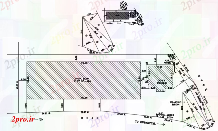 دانلود نقشه طراحی جزئیات ساختار حصار محیط برای بخش اداری و  ساختار طراحی جزئیات (کد99355)