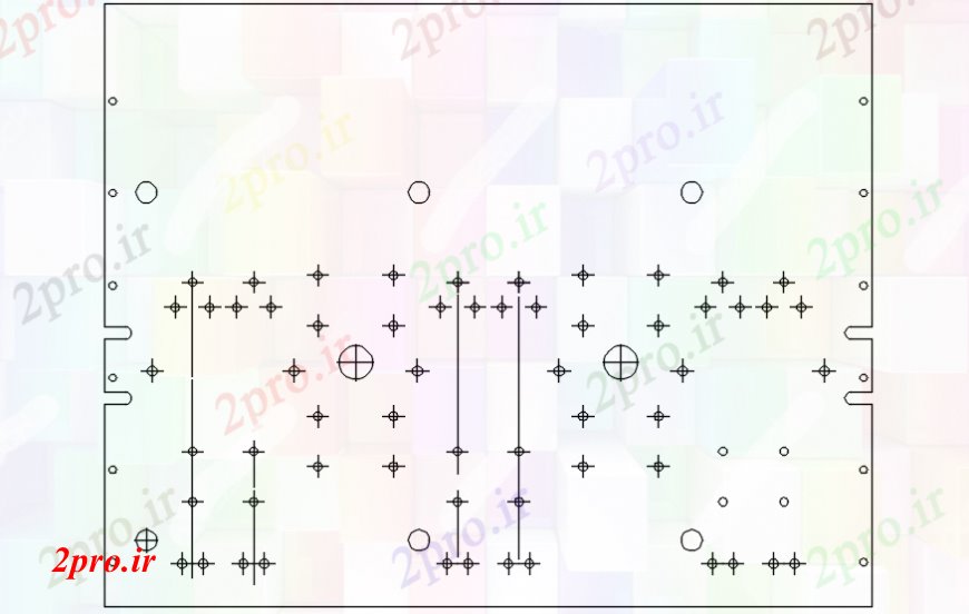 دانلود نقشه بلوک ، آرام ، نماد نما صفحه پایه خلاق بلوک دو بعدی  جزئیات طراحی   (کد99479)