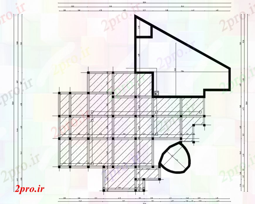 دانلود نقشه مسکونی ، ویلایی ، آپارتمان د طراحی از دریچه مسکن خودرو 180 در 200 متر (کد99597)