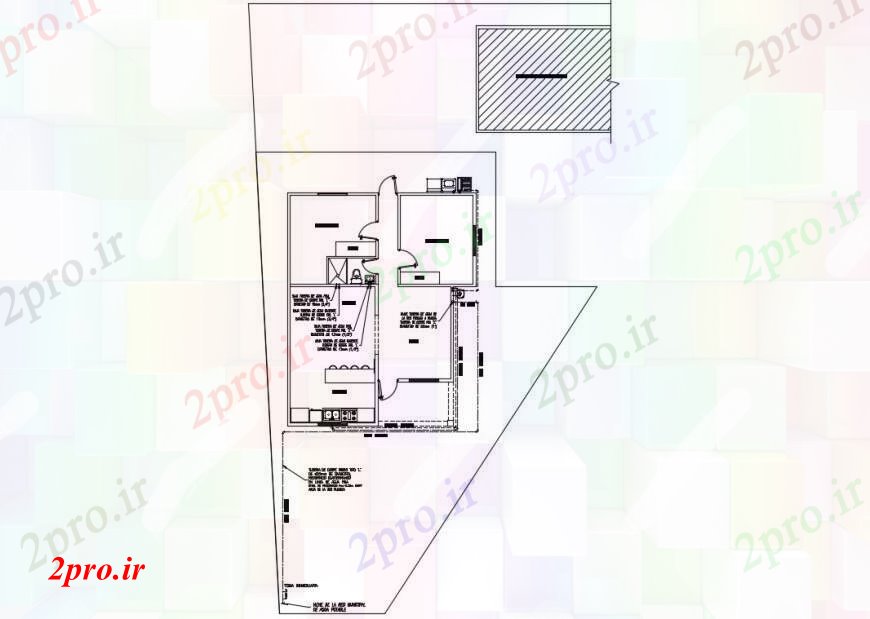 دانلود نقشه مسکونی  ، ویلایی ، آپارتمان  طرحی خط دو بعدی  مرکز از طراحی های خانه  به   (کد99622)