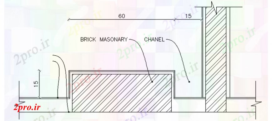 دانلود نقشه جزئیات ساخت و ساز آجر نما دیوار، سنگ تراشی، بخش و ساخت و ساز جزئیات  (کد99954)