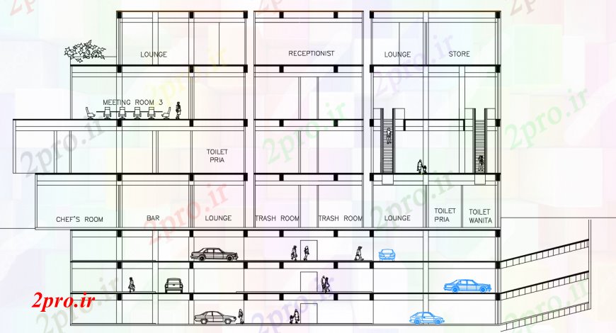 دانلود نقشه مسکونی  ، ویلایی ، آپارتمان  طراحی  دو بعدی  برج  اتوکد آپارتمان   (کد99965)