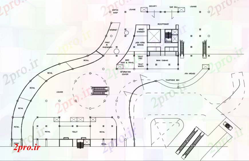 دانلود نقشه مسکونی  ، ویلایی ، آپارتمان   د طراحی از بخش برج   خودرو (کد99975)